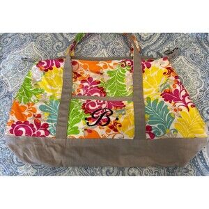 Thirty-One Weekender Bright Floral “B”